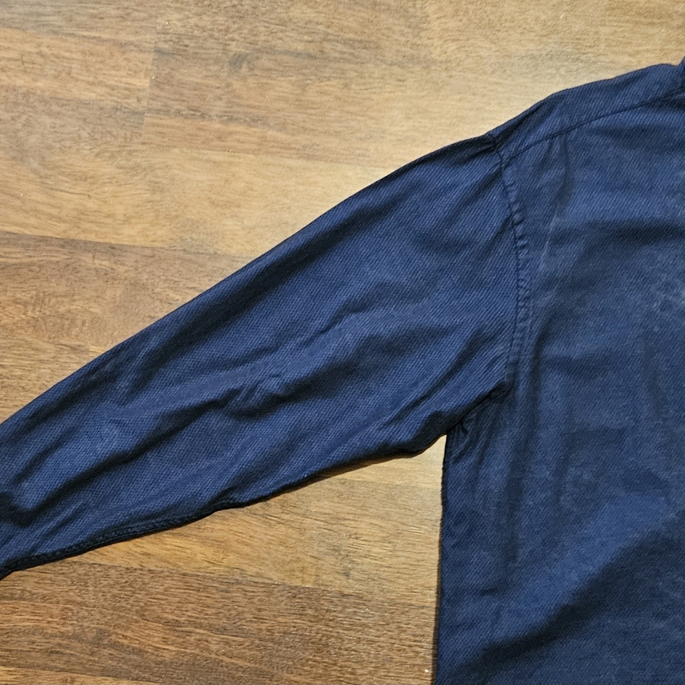 LINE A DÔME mens long sleeve button down dress shirt SIZE XL COLOR BLUE XL8 - Picture 4 of 13